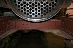 Caulking the tubesheet