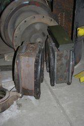 Steel sections will be used to build the box back to size